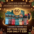 60 Sachet Combo with Free Electric Frother and Shaker