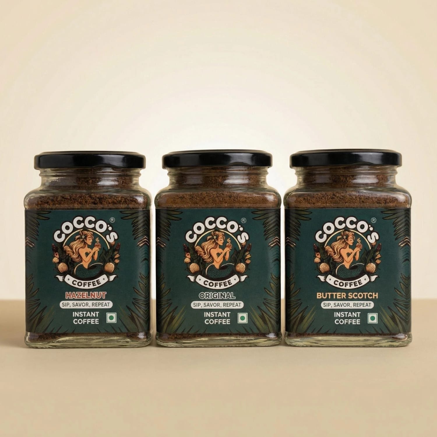 Cocco's Coffee 3-Jar Combo (3 x 125g)