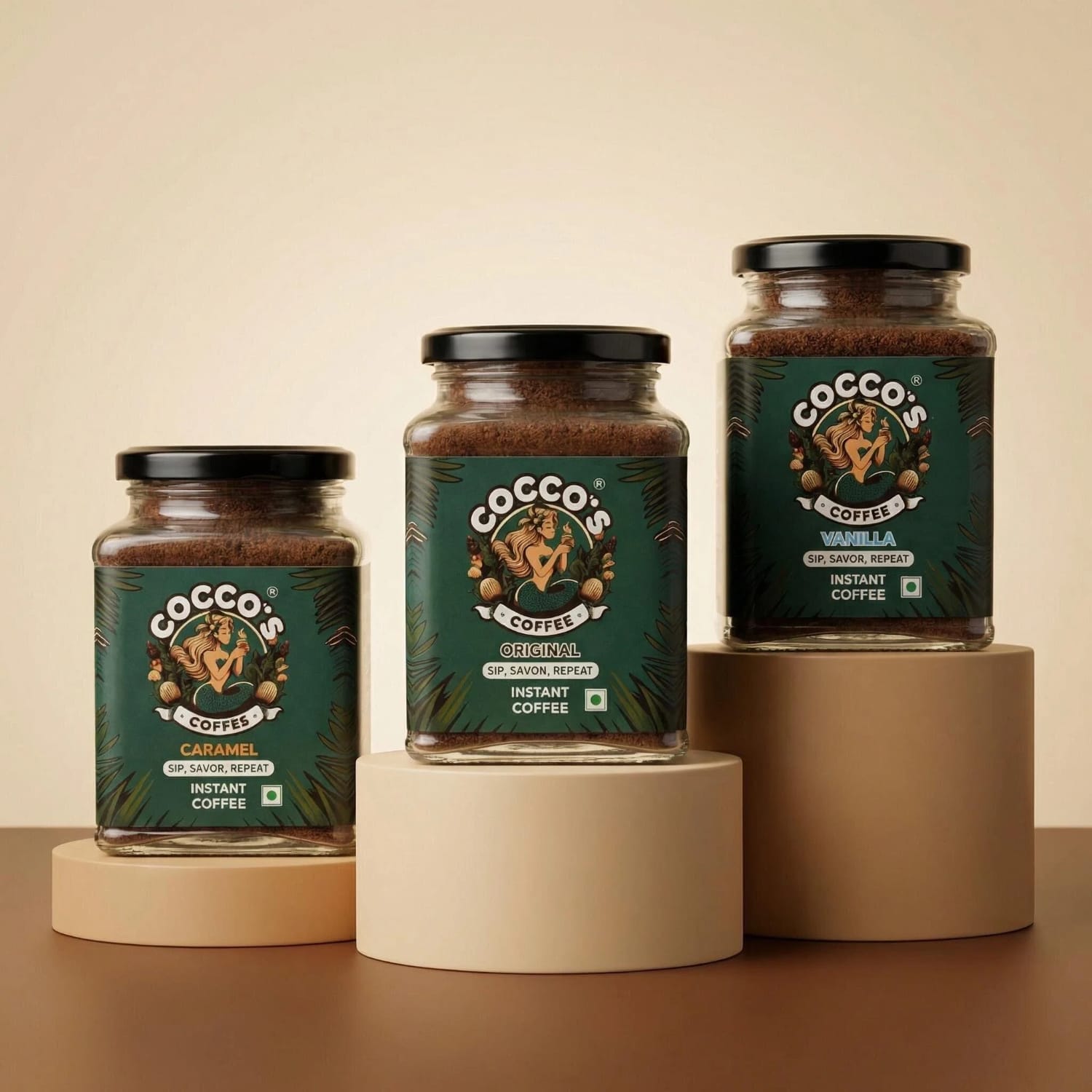 Cocco's Coffee 3-Jar Combo (3 x 125g)
